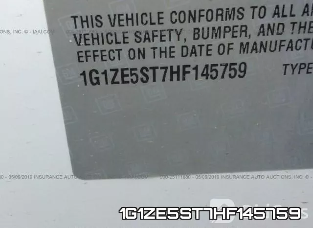 1G1ZE5ST7HF145759 фото 10