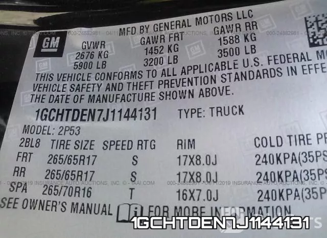 1GCHTDEN7J1144131 фото 10