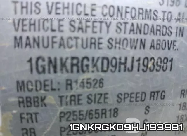 1GNKRGKD9HJ193981 фото 10