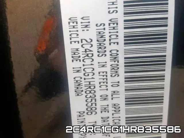 2C4RC1CG1HR835586 фото 2