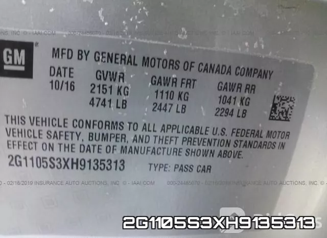 2G1105S3XH9135313 фото 10