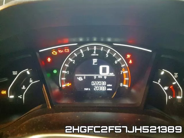 2HGFC2F57JH521389 фото 9