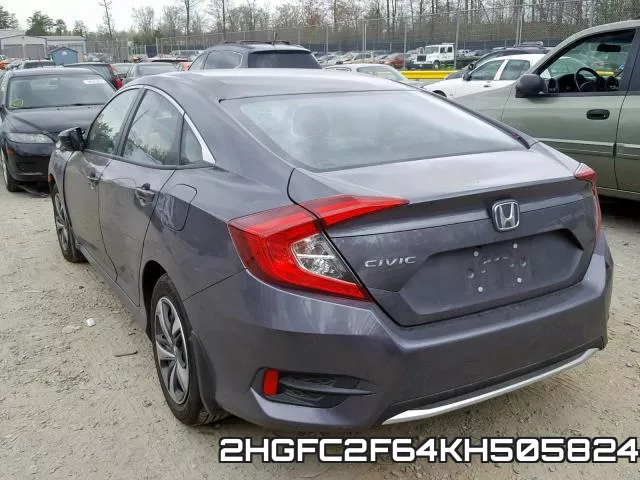 2HGFC2F64KH505824 фото 4