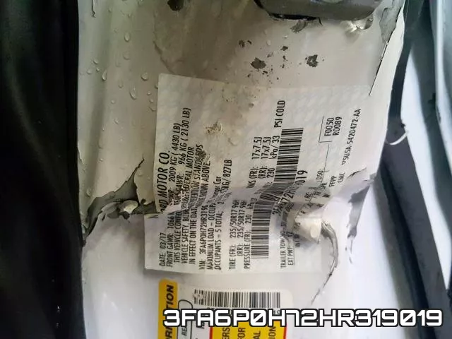 3FA6P0H72HR319019 фото 2