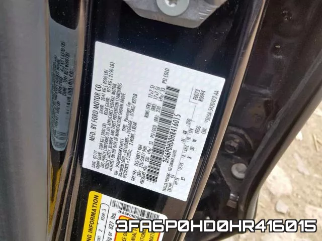 3FA6P0HD0HR416015 фото 2