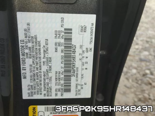 3FA6P0K95HR148437 фото 2