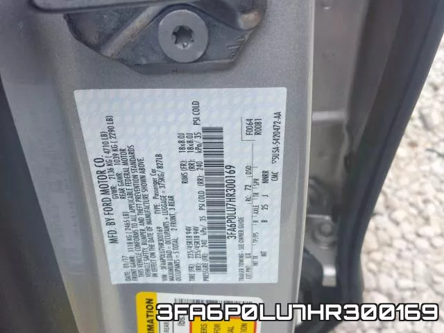 3FA6P0LU7HR300169 фото 2