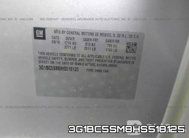 3G1BC5SM8HS518125 фото 10