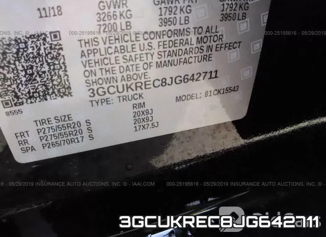 3GCUKREC8JG642711 фото 10