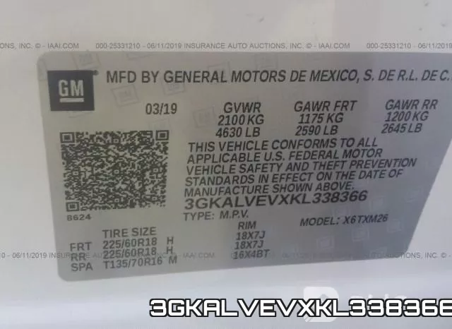 3GKALVEVXKL338366 фото 10