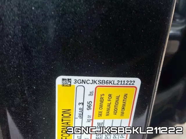 3GNCJKSB6KL211222 фото 2