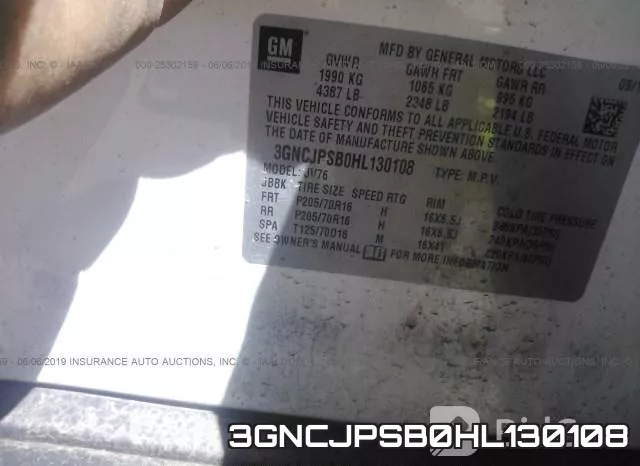 3GNCJPSB0HL130108 фото 10