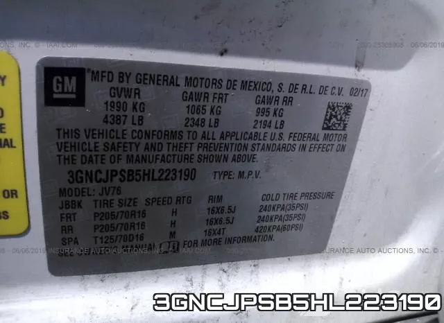 3GNCJPSB5HL223190 фото 10