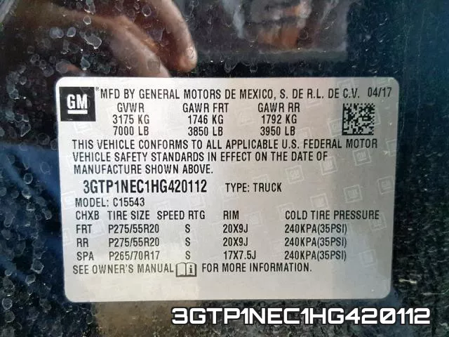 3GTP1NEC1HG420112 фото 2