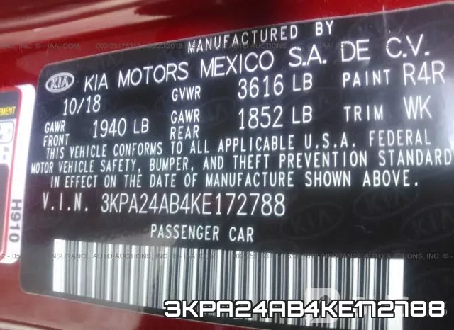 3KPA24AB4KE172788 фото 10