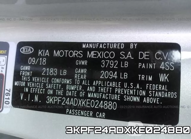 3KPF24ADXKE024880 фото 10