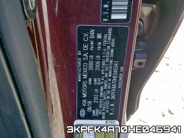3KPFK4A70HE046941 фото 2