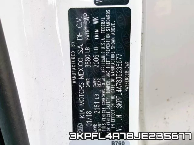 3KPFL4A78JE235677 фото 2