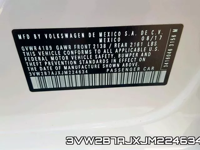 3VW2B7AJXJM224634 фото 2