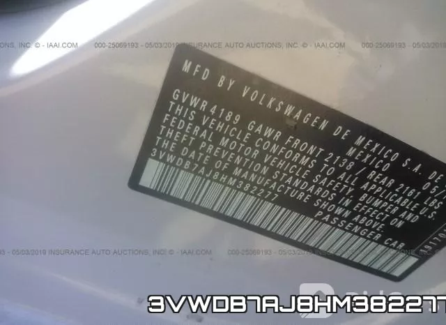3VWDB7AJ8HM382277 фото 10