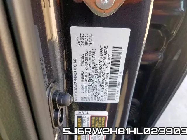 5J6RW2H81HL023903 фото 2
