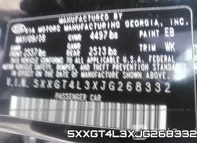 5XXGT4L3XJG268332 фото 10