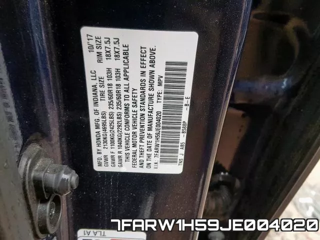 7FARW1H59JE004020 фото 2