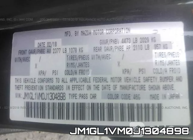 JM1GL1VM0J1304898 фото 10