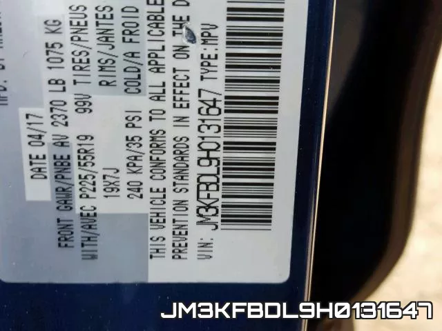 JM3KFBDL9H0131647 фото 2