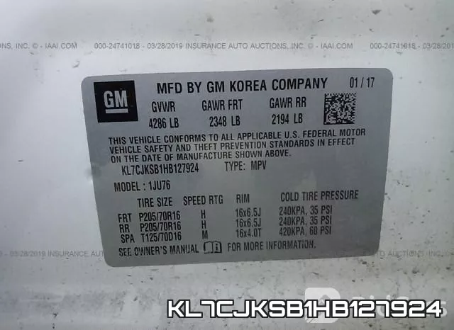 KL7CJKSB1HB127924 фото 10