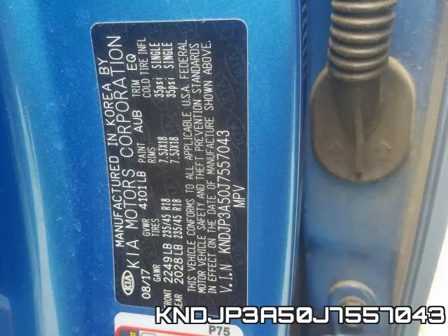 KNDJP3A50J7557043 фото 2