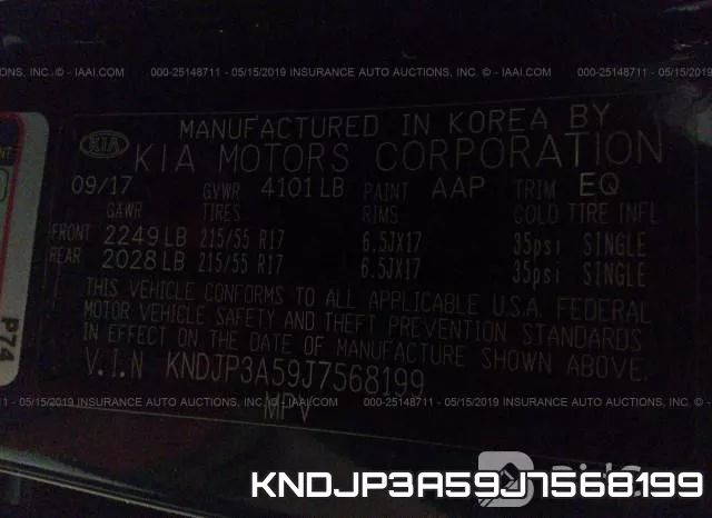 KNDJP3A59J7568199 фото 10