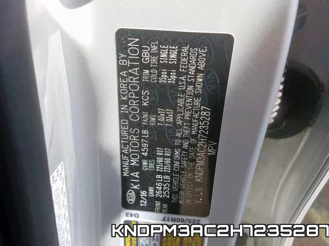 KNDPM3AC2H7235287 фото 2