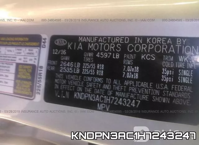 KNDPN3AC1H7243247 фото 10