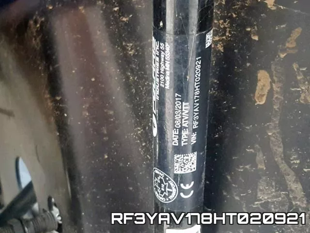 RF3YAV178HT020921 фото 2