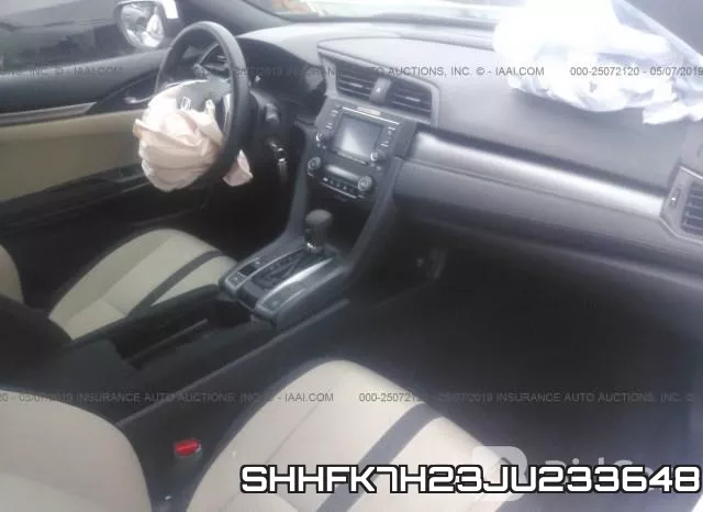 SHHFK7H23JU233648 фото 5