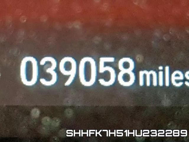 SHHFK7H51HU232289 фото 9