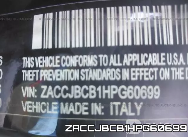 ZACCJBCB1HPG60699 фото 10